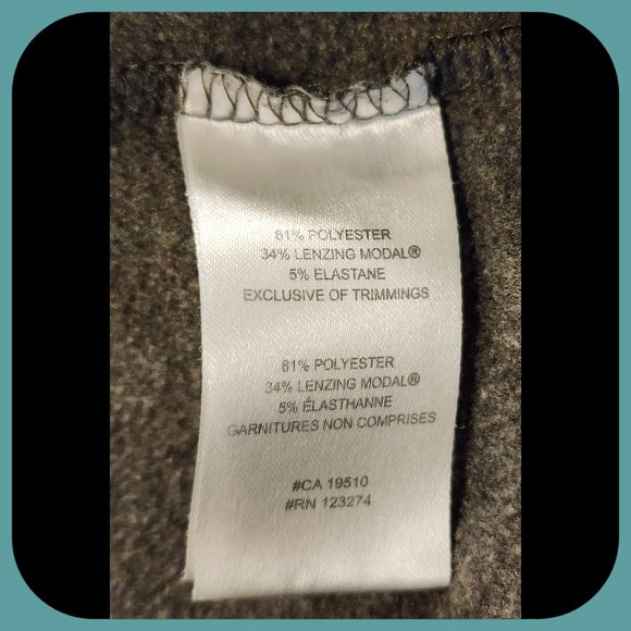 LOLE || Hooded Tunic Length Sweatshirt (SIZE M) - Picture 9 of 9